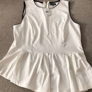 Limited asymmetrical peplum